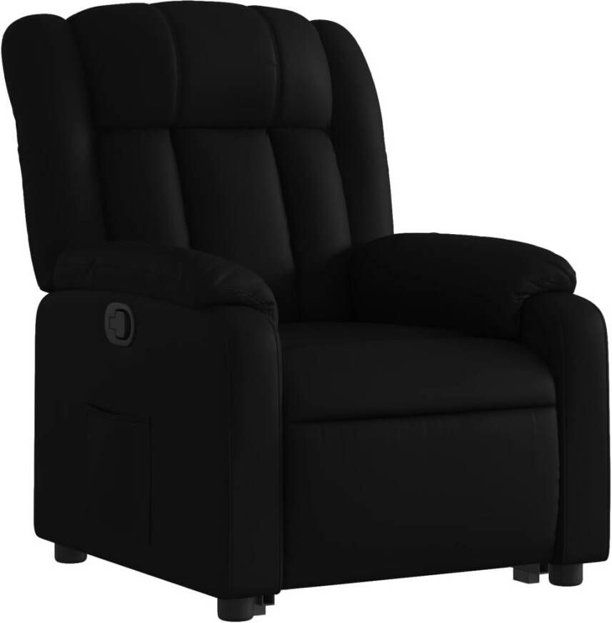 VIDAXL Sta-op-stoel kunstleer zwart - Foto 2
