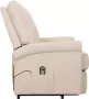 VidaXL Sta-op-stoel verstelbaar stof crèmekleurig - Thumbnail 5