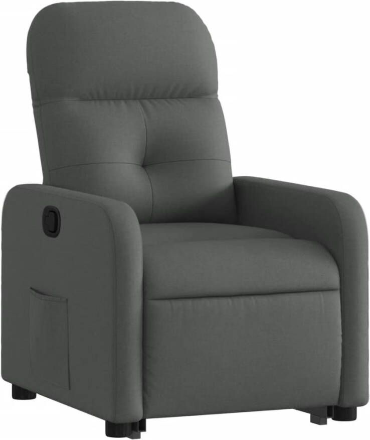 Vida XL vidaXL Sta-op-stoel verstelbaar stof donkergrijs-VXL-3206796 - Foto 3