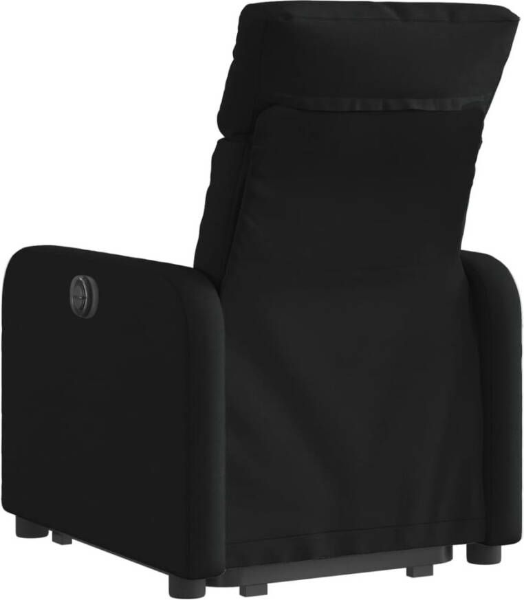 VIDAXL Sta-op-stoel verstelbaar stof zwart - Foto 3