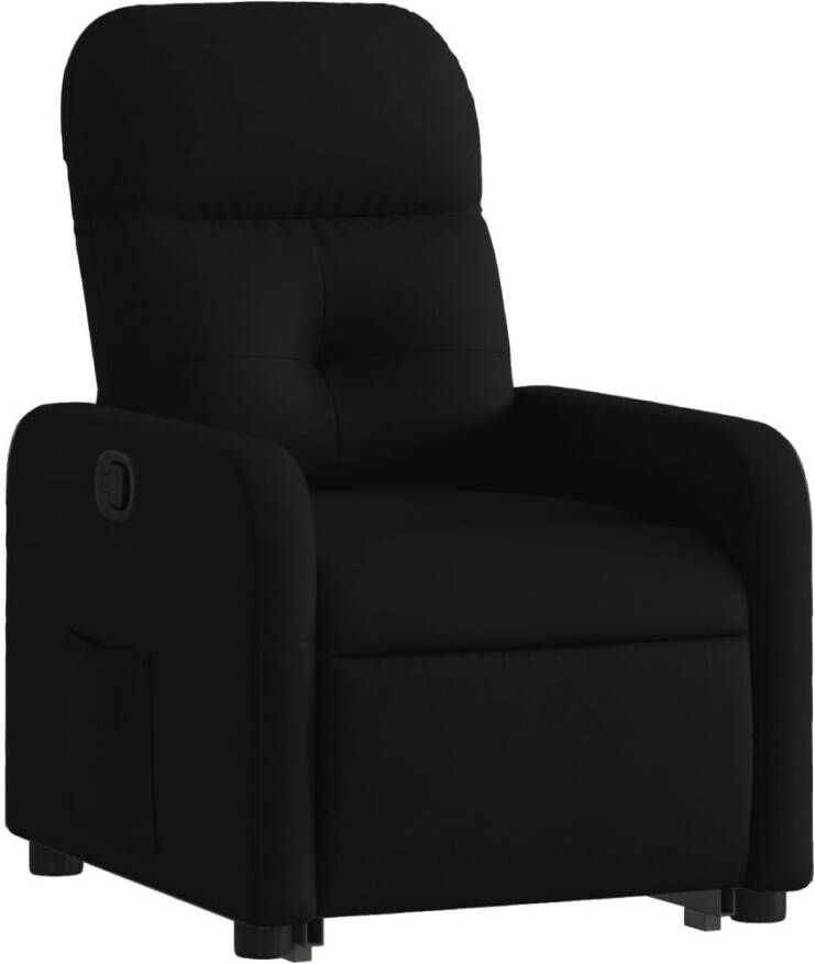 VidaXL Sta-op-stoel verstelbaar stof zwart - Foto 3