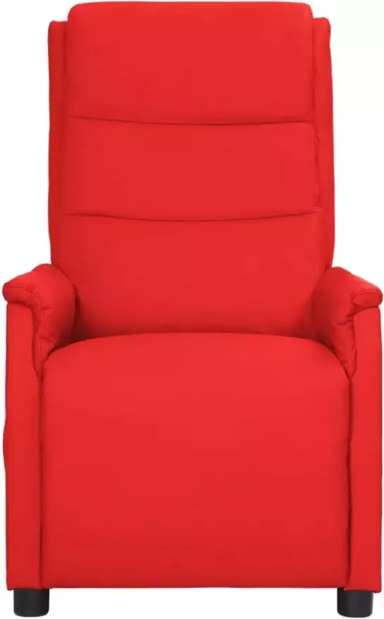 VIDAXL Sta-op-stoel kunstleer rood