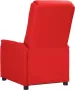 VidaXL Sta-opstoel verstelbaar kunstleer rood - Thumbnail 4