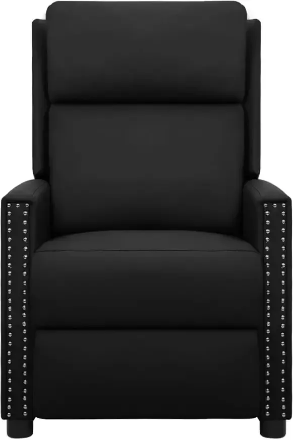 VIDAXL Sta-op-stoel kunstleer zwart