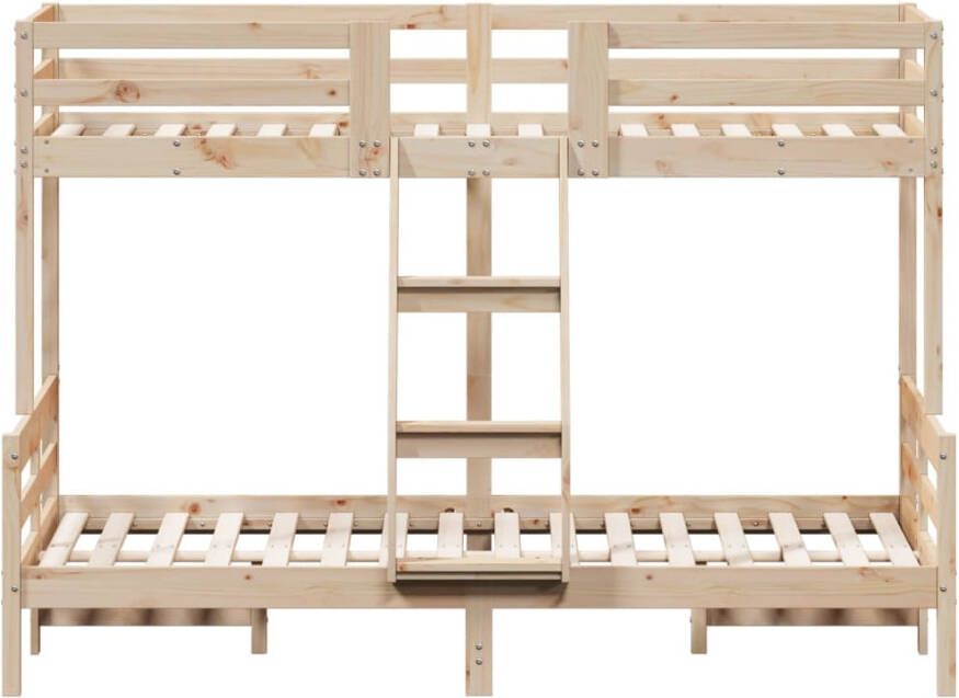 Vida XL Stapelbed massief grenenhout 80x200 120x200 cm SKU: V3207161 - Foto 4
