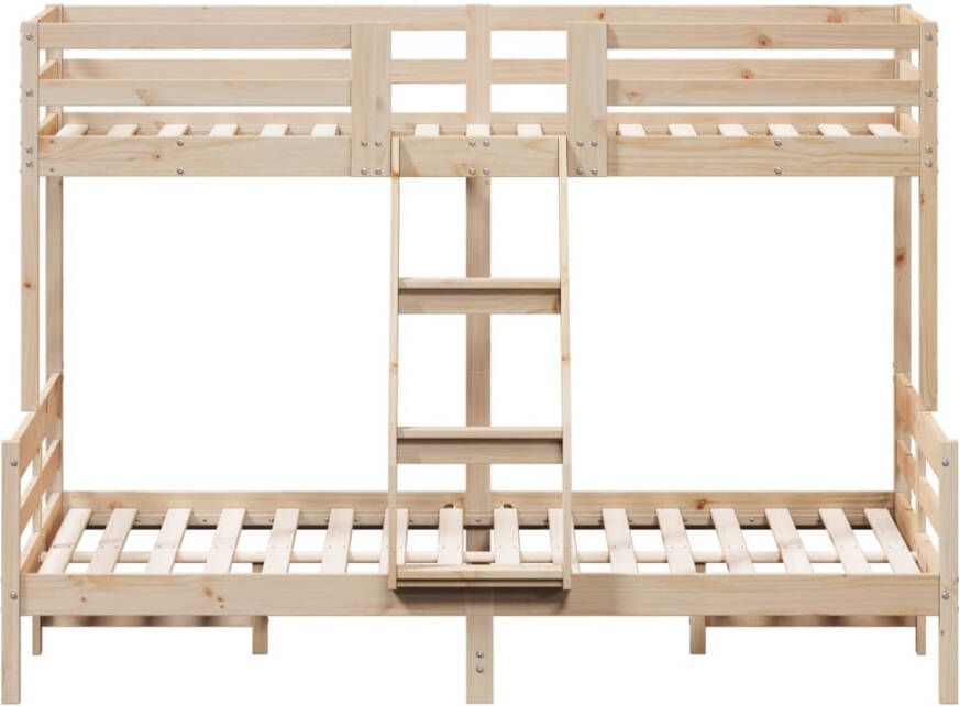Vida XL Stapelbed massief grenenhout 80x200 140x200 cm SKU: V3207165 - Foto 2