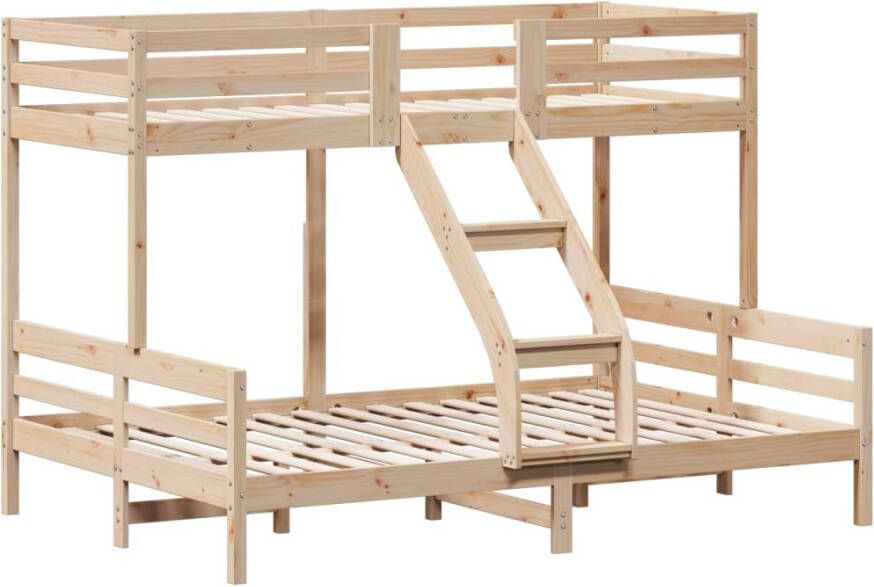 Vida XL Stapelbed massief grenenhout 90x200 140x200 cm SKU: V3207189 - Foto 8
