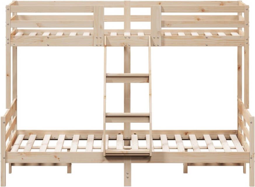 Vida XL Stapelbed massief grenenhout 90x200 140x200 cm SKU: V3207189 - Foto 4
