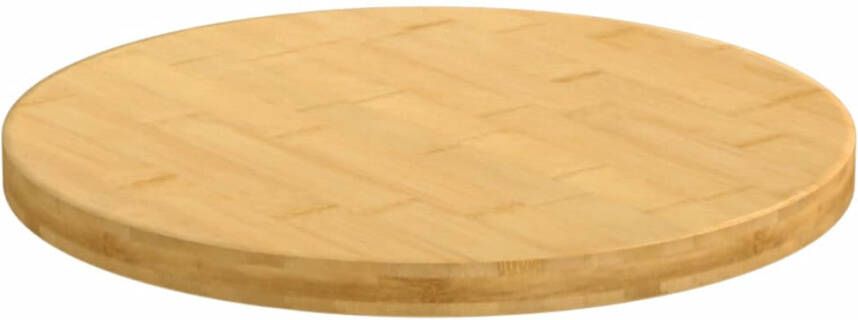 VidaXL Tafelblad Ã˜ 40x2 5 cm bamboe - Foto 4