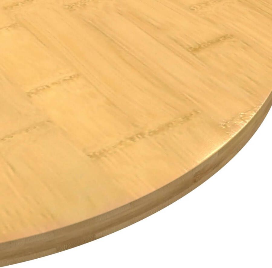 VidaXL Tafelblad Ã˜ 50x1 5 cm bamboe - Foto 3