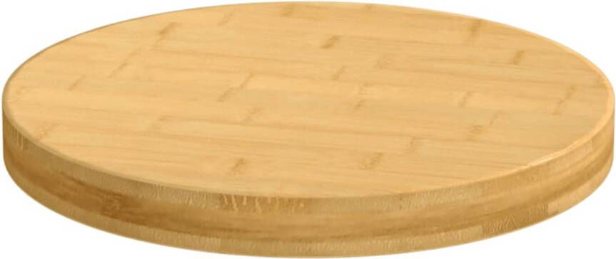 VidaXL Tafelblad Ã˜ 50x4 cm bamboe - Foto 5