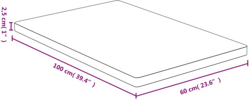 VidaXL -Tafelblad-60x100x2 5-cm-bamboe - Foto 4