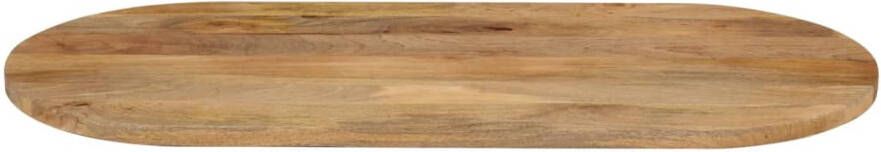 VidaXL -Tafelblad-ovaal-100x40x3 8-cm-massief-mangohout - Foto 3