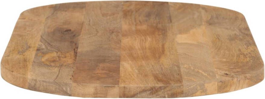 VidaXL -Tafelblad-ovaal-100x50x3 8-cm-massief-mangohout - Foto 2