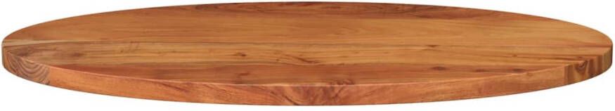 VidaXL -Tafelblad-ovaal-120x60x2 5-cm-massief-acaciahout - Foto 3