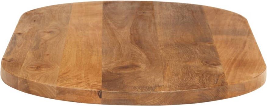 VidaXL -Tafelblad-ovaal-120x60x2 5-cm-massief-mangohout - Foto 2