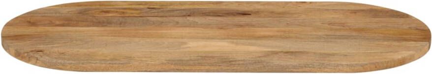 VidaXL -Tafelblad-ovaal-140x50x2 5-cm-massief-mangohout - Foto 3