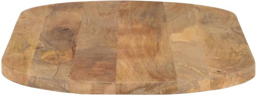 VidaXL -Tafelblad-ovaal-140x50x2 5-cm-massief-mangohout - Foto 2