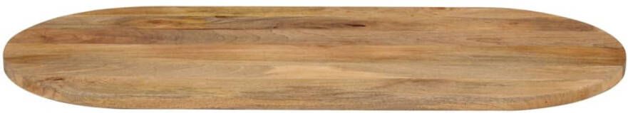 VidaXL -Tafelblad-ovaal-140x50x3 8-cm-massief-mangohout - Foto 3