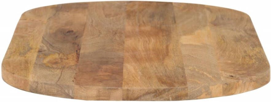 VidaXL -Tafelblad-ovaal-140x60x2 5-cm-massief-mangohout - Foto 2