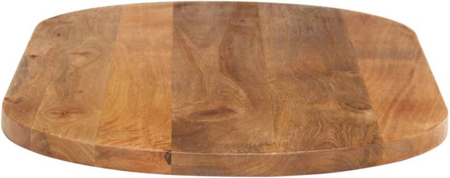 VidaXL -Tafelblad-ovaal-140x60x2 5-cm-massief-mangohout - Foto 2