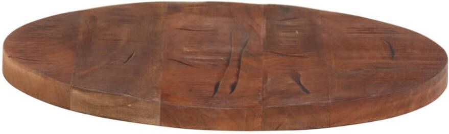 VidaXL -Tafelblad-rond-Ø-60x2 5-cm-massief-gerecycled-hout - Foto 2