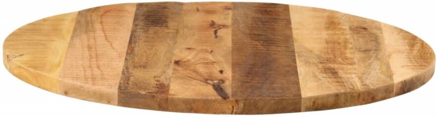 VidaXL -Tafelblad-rond-Ø-70x2 5-cm-massief-ruw-mangohout - Foto 2