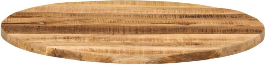 VidaXL -Tafelblad-rond-Ø-80x1 5-cm-massief-ruw-mangohout - Foto 3