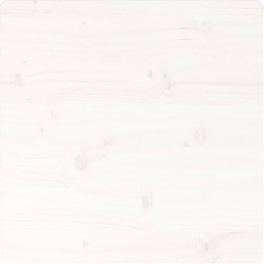 VidaXL -Tafelblad-vierkant-60x60x2 5-cm-massief-grenenhout-wit