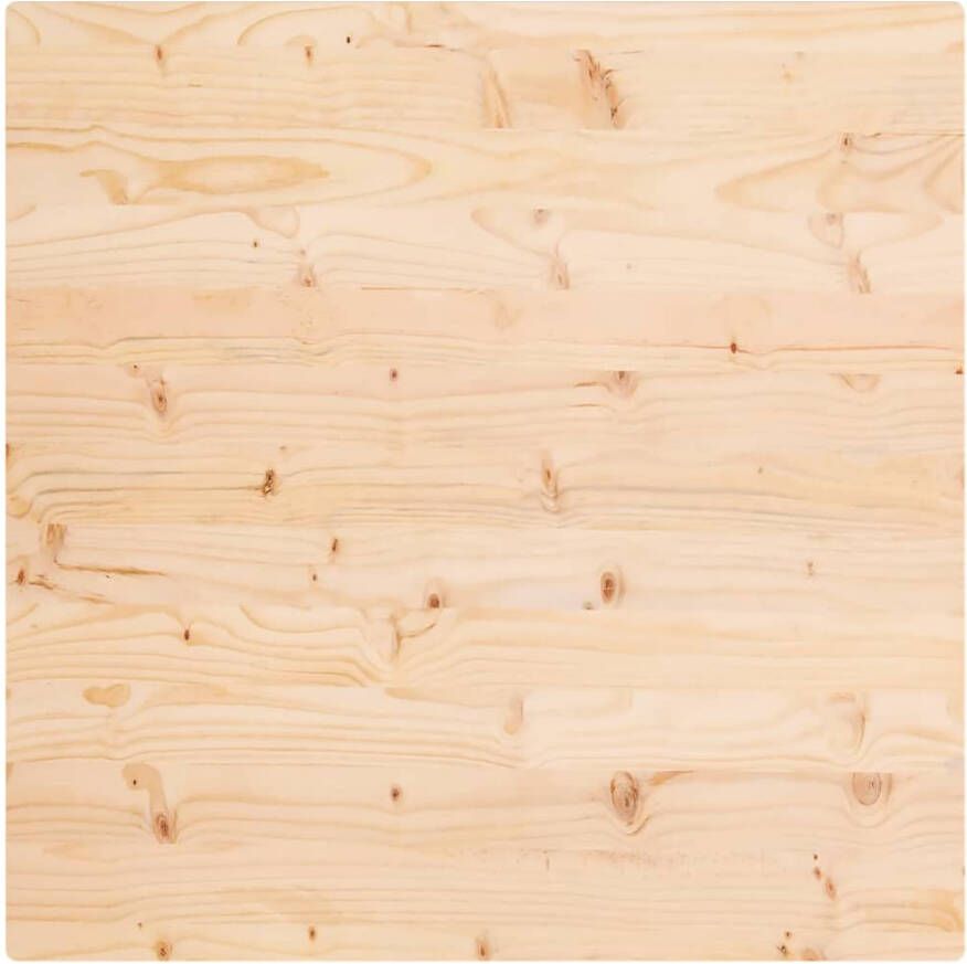 VidaXL -Tafelblad-vierkant-90x90x2 5-cm-massief-grenenhout