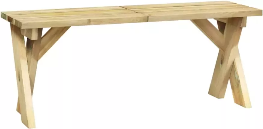 VIDAXL Tuinbank 110 cm geïmpregneerd grenenhout - Foto 2