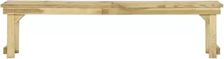 VIDAXL Tuinbank 180 cm geïmpregneerd grenenhout - Foto 3