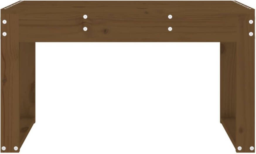 VIDAXL Tuinbank 80x38x45 cm massief grenenhout honingbruin - Foto 3