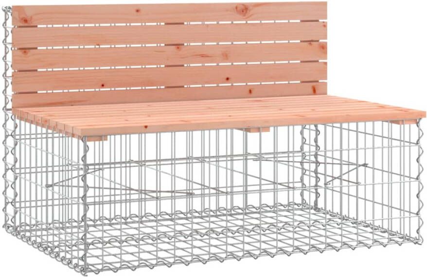VIDAXL Tuinbank schanskorfontwerp 103x70x65 cm massief douglashout - Foto 3
