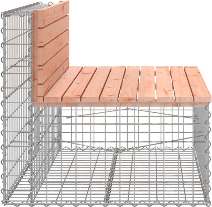 VIDAXL Tuinbank schanskorfontwerp 103x70x65 cm massief douglashout