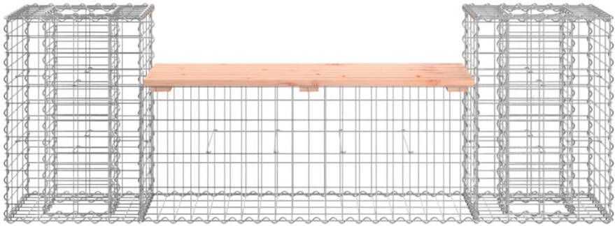 VIDAXL Tuinbank schanskorfontwerp 183x41x60 5 cm massief douglashout - Foto 3