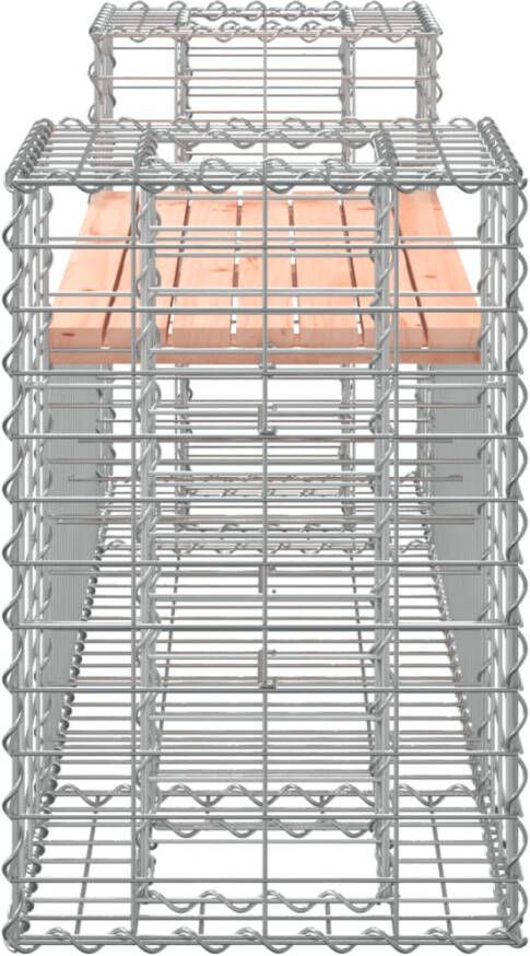 VIDAXL Tuinbank schanskorfontwerp 183x41x60 5 cm massief douglashout