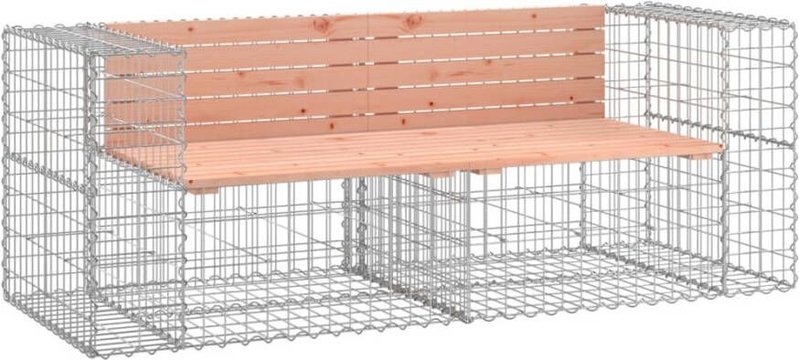 VIDAXL Tuinbank schanskorfontwerp 184x71x65 5 cm massief douglashout - Foto 3