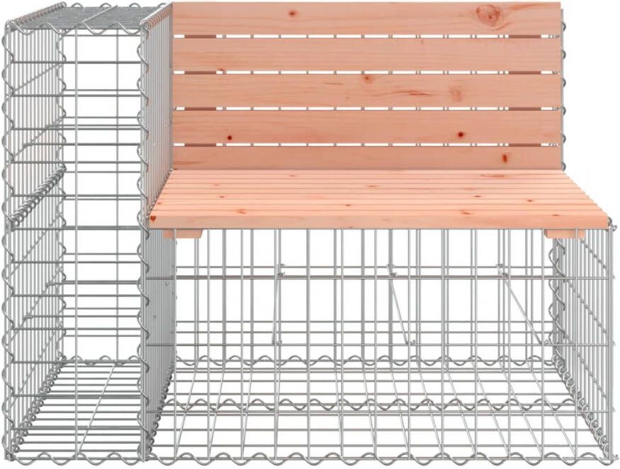 VIDAXL Tuinbank schanskorfontwerp 287x71x65 5 cm massief douglashout