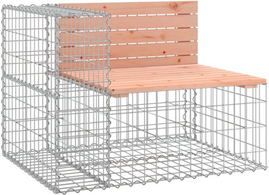 VIDAXL Tuinbank schanskorfontwerp 92x71x65 5 cm massief douglashout - Foto 3