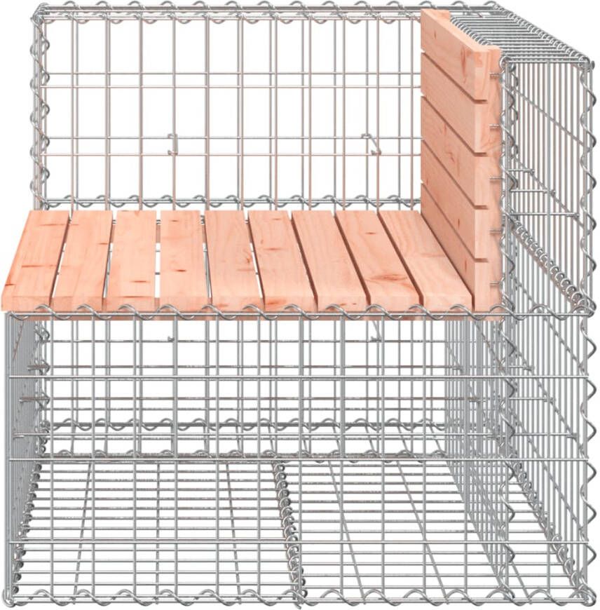 VIDAXL Tuinbank schanskorfontwerp 92x71x65 5 cm massief douglashout
