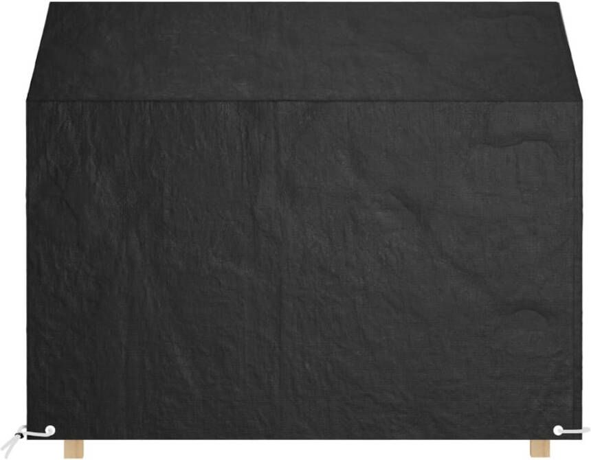 VIDAXL Tuinbankhoes met 8 oogjes 160x70x70 88 cm polyetheen - Foto 1