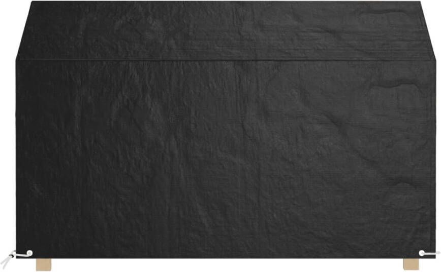 VIDAXL Tuinbankhoes met 8 oogjes 190x70x70 88 cm polyetheen - Foto 2