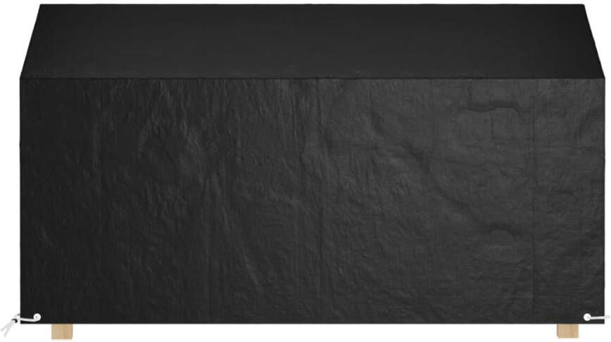 VIDAXL Tuinbankhoes met 8 oogjes 210x70x70 88 cm polyetheen - Foto 2