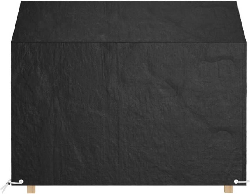 VIDAXL Tuinbankhoezen 2 st 8 oogjes 160x70x70 88 cm polyetheen