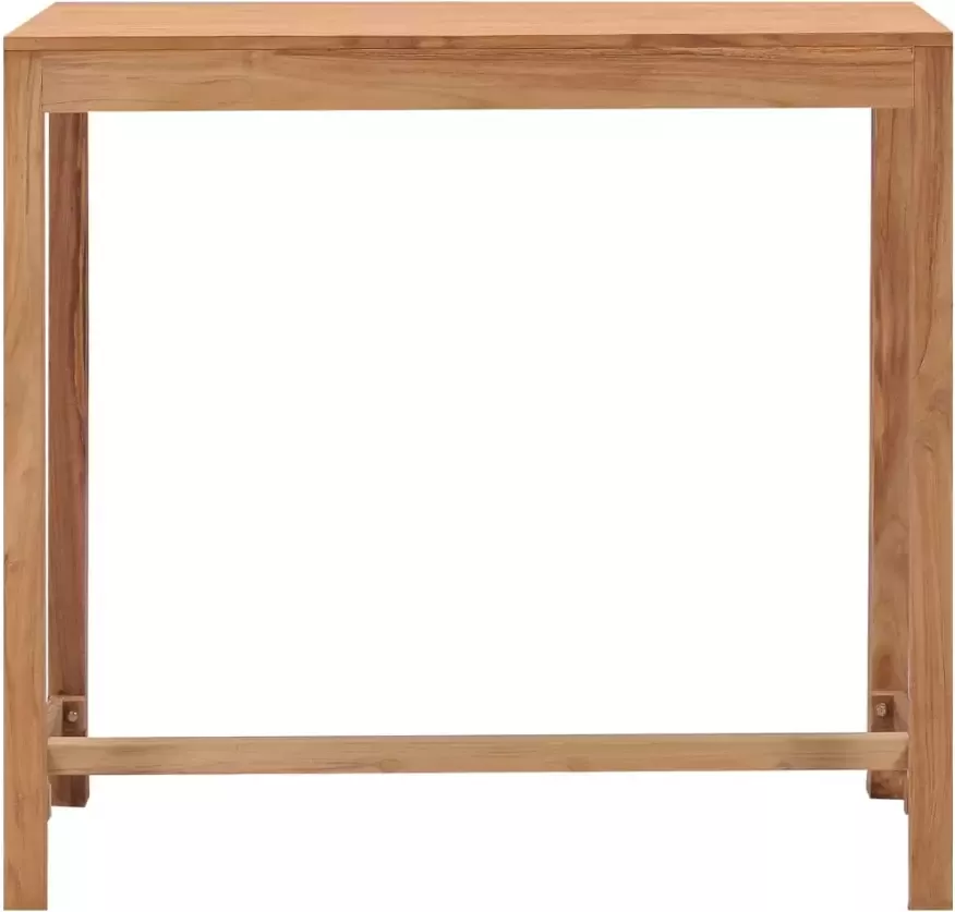 VidaXL Tuinbartafel 110x60x105 cm massief teakhout - Foto 2