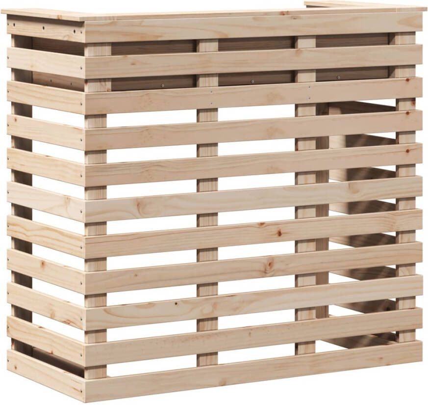 VidaXL Tuinbartafel 113 5x50x103 cm massief grenenhout - Foto 4