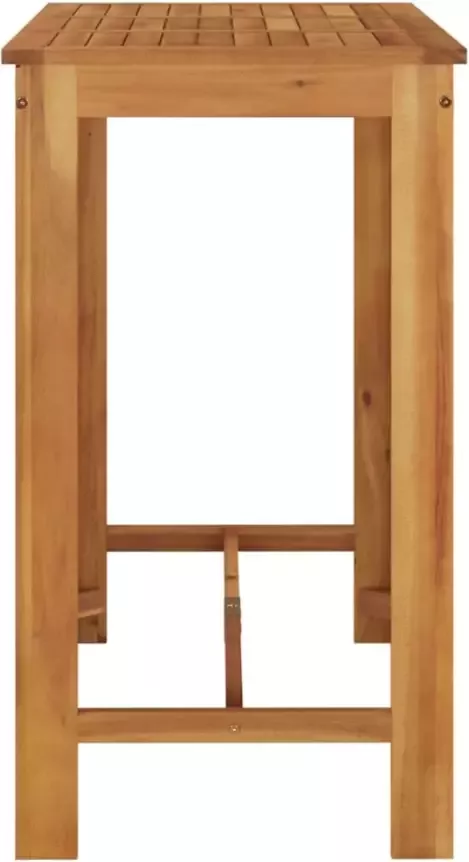 VIDAXL Tuinbartafel 120x60x105 cm massief acaciahout - Foto 3