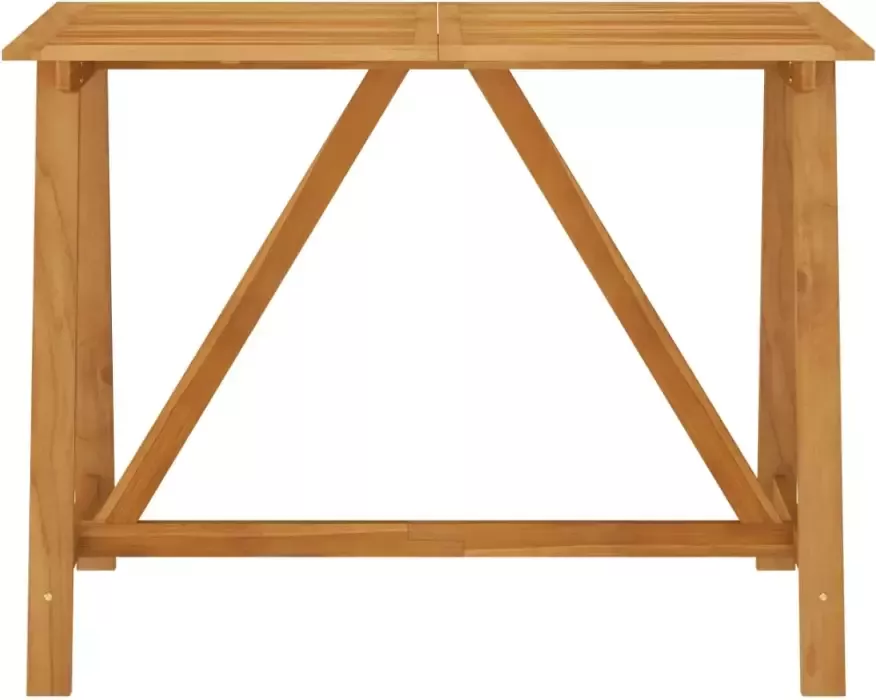 VIDAXL Tuinbartafel 140x70x104 cm massief acaciahout - Foto 1