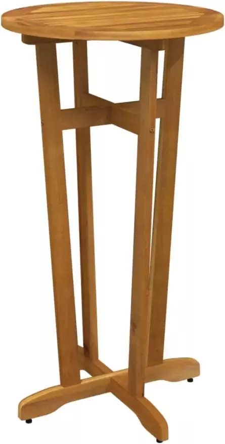 VIDAXL Tuinbartafel Ø 60x105 cm massief acaciahout - Foto 2